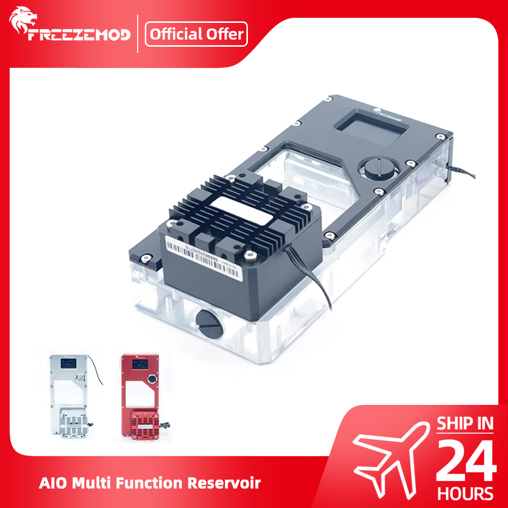 Aio Pump Reservoir Combo - Freezemod AIO ميزان الحرارة خزان مضخة