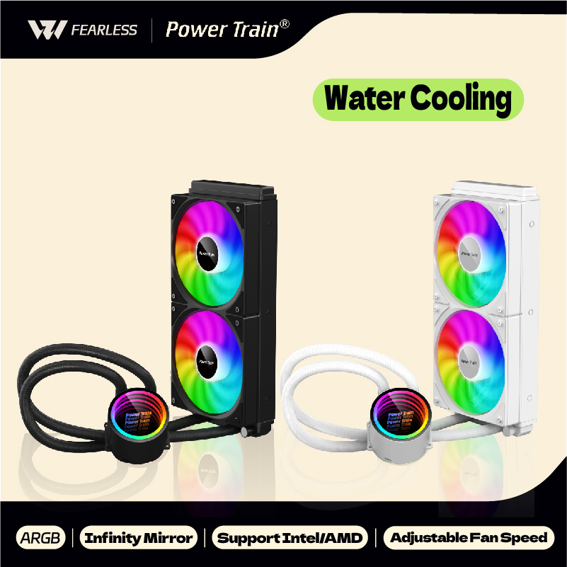 Cpu Water Cooler 240Mm Rgb - قطار الطاقة DL-240A مشعاع تبريد المياه