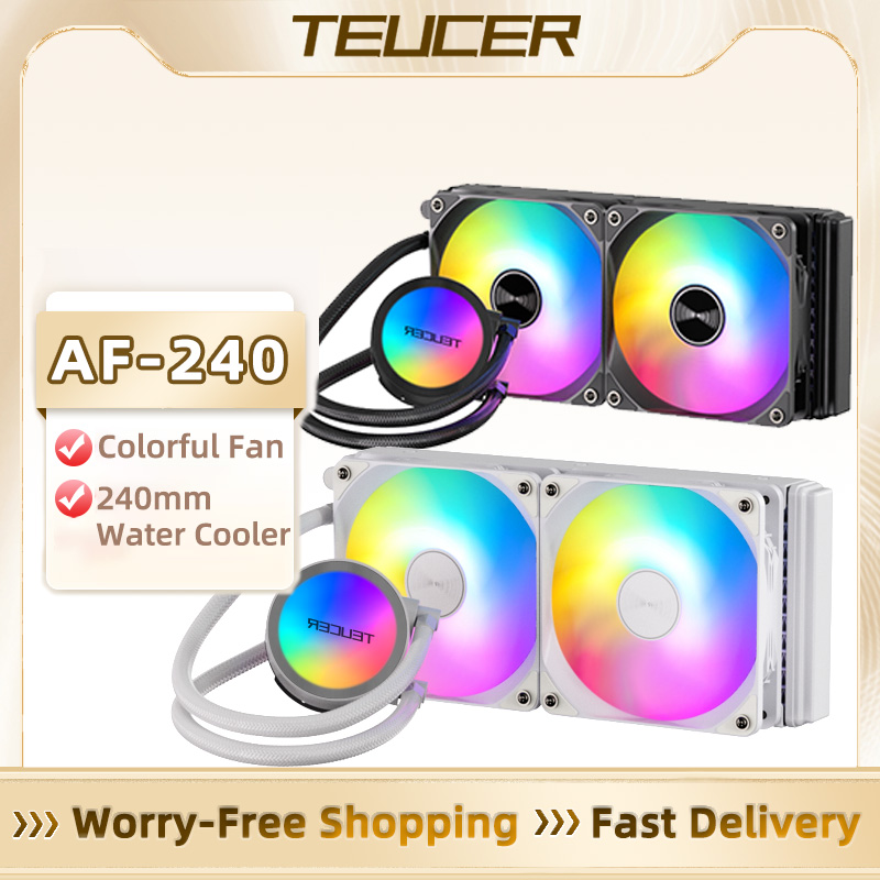 Cpu Water Cooler 240Mm Rgb - TEUCER AF-240 تبريد المياه وحدة المعالجة