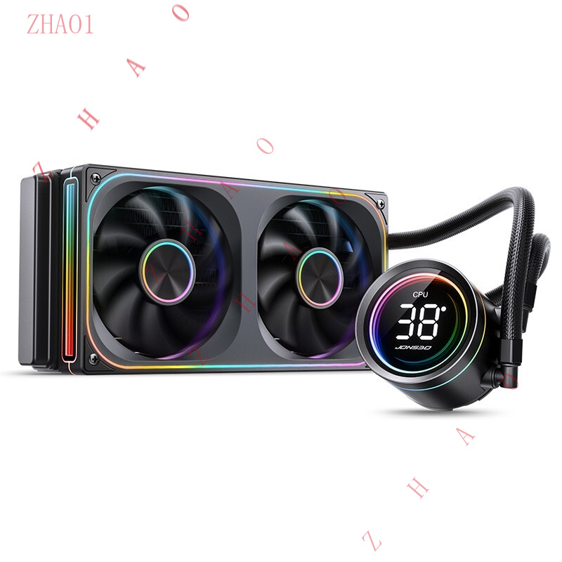 Cpu Water Cooler 240Mm Rgb - مبرد سائل للمعالج المركزي أسود اللون