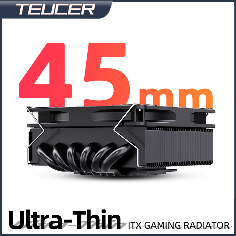 Cpu Cooler Low Profile Itx - Teucer ارتفاع 45 مللي متر وحدة