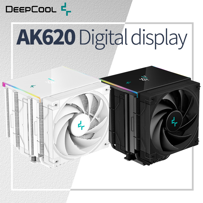 Cpu Air Cooler Dual Tower 6 Heatpipe - مبرد هواء رقمي مزدوج الأبراج CPU