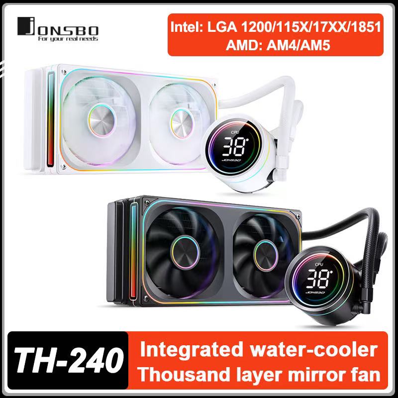 Cpu Water Cooler 240Mm Rgb - مبرد مائي للمعالج JONSBO TH-240 مع
