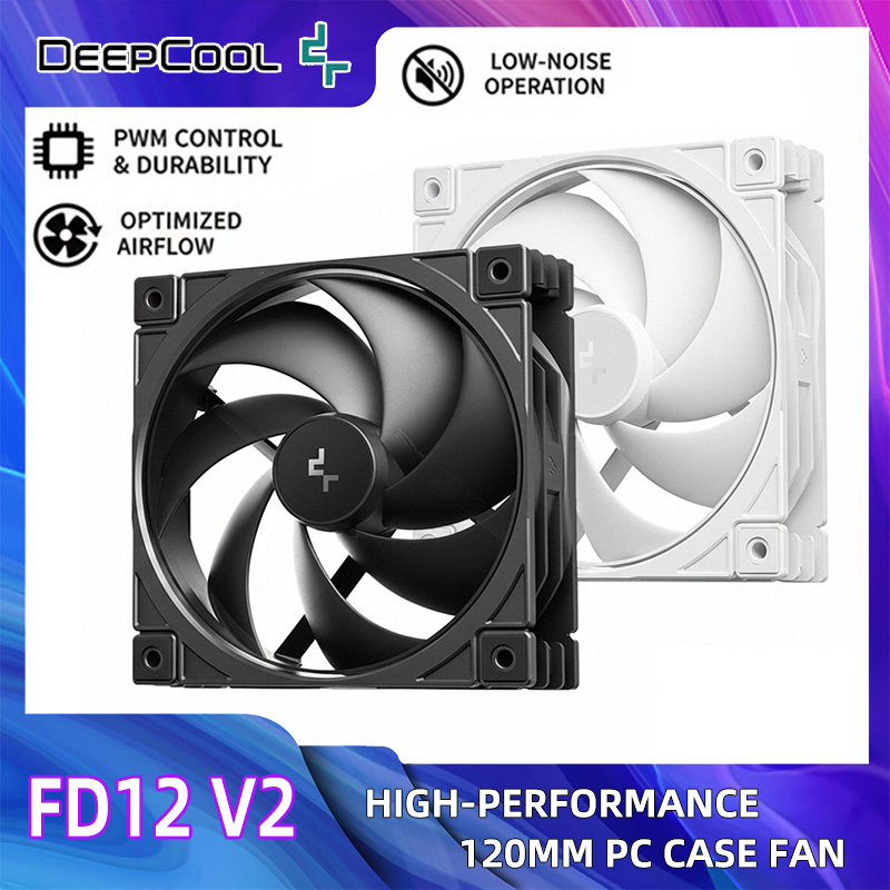 Cooler Fan 120Mm Static Pressure - مروحة كيس ديب كول FD12 V2
