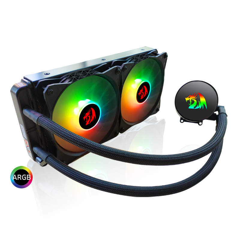 Cpu Water Cooler 240Mm Rgb - علبة تبريد مائي REDRAGON Effect X