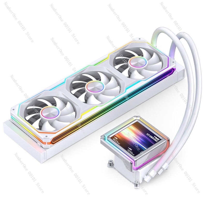 مبرد مائي للمعالج المركزي بحجم - مراجعة Aio Cooler Lcd Display Screen وسعره