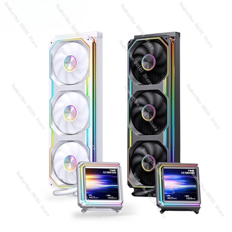 مبرد مائي للمعالج المركزي بحجم - مراجعة Aio Cooler Lcd Display Screen وسعره