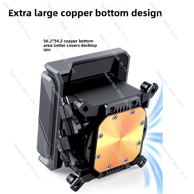 مبرد مائي للمعالج المركزي بحجم - مراجعة Aio Cooler Lcd Display Screen وسعره