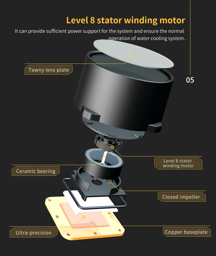 بارو PC Case مجموعة تبريد المي - مراجعة Cpu Water Cooler 240Mm Rgb وسعره