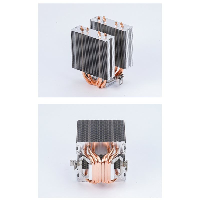 6 أنابيب حرارية وحدة المعالجة  - مراجعة Cpu Air Cooler Dual Tower 6 Heatpipe وسعره