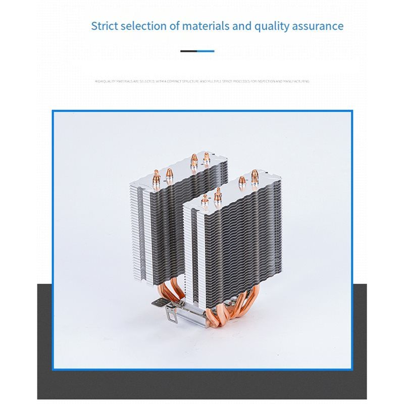 6 أنابيب حرارية وحدة المعالجة  - مراجعة Cpu Air Cooler Dual Tower 6 Heatpipe وسعره