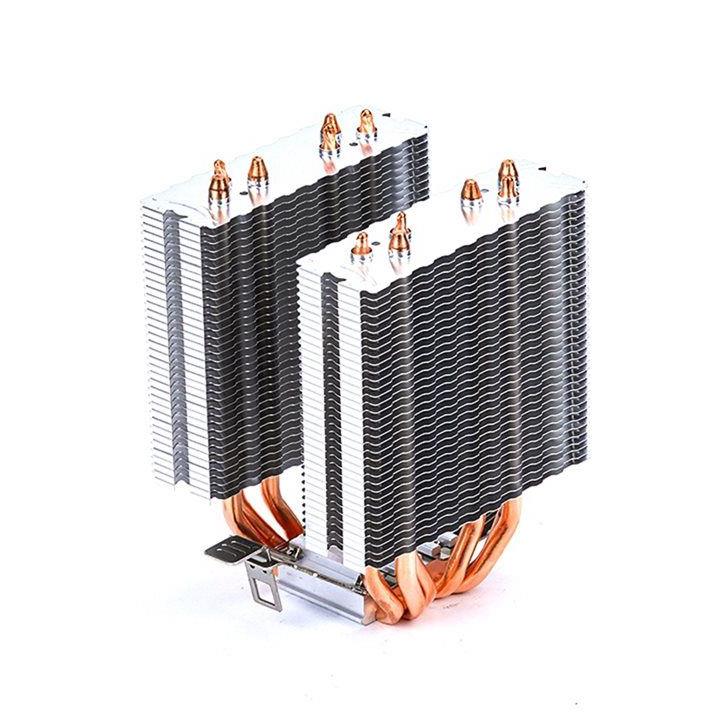 6 أنابيب حرارية وحدة المعالجة  - مراجعة Cpu Air Cooler Dual Tower 6 Heatpipe وسعره