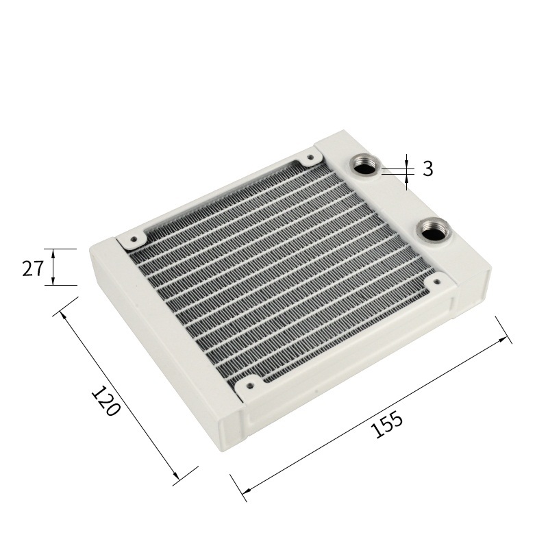 مبرد مياه من البولي كربونات با - مراجعة Liquid Cooling Radiator 360 وسعره