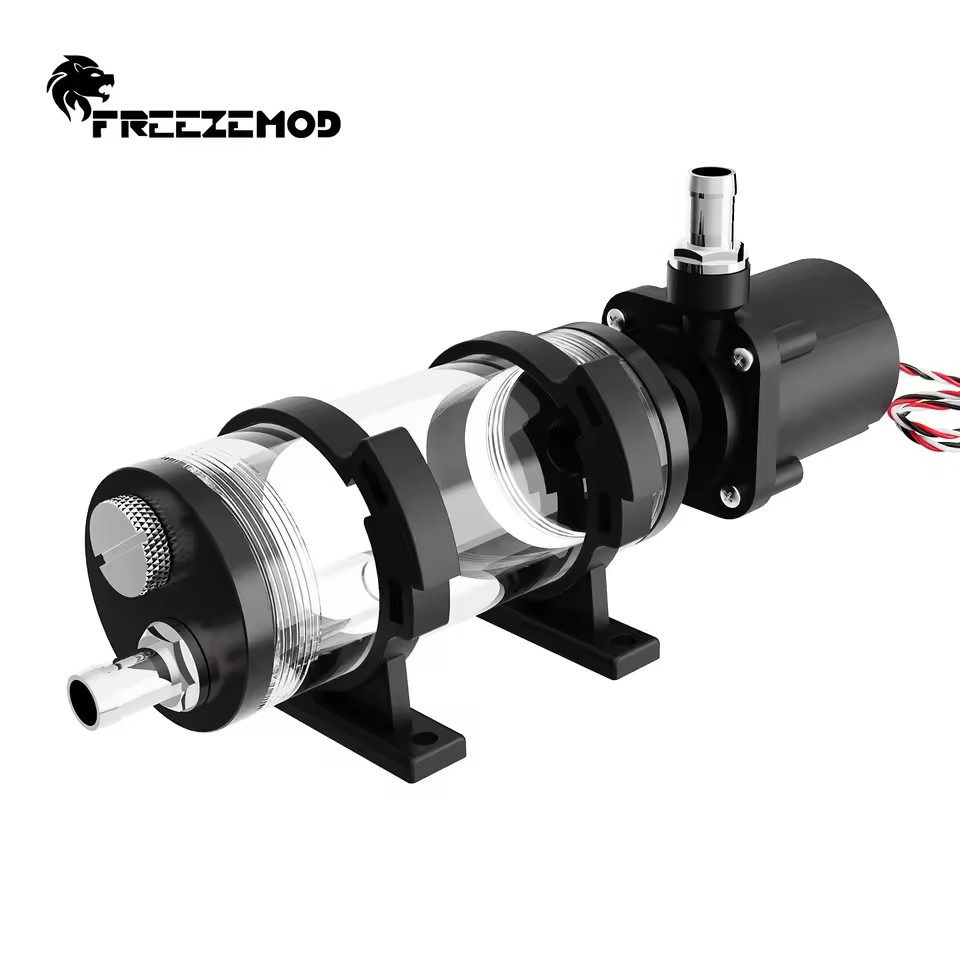 مجموعة مضخة وخزان تبريد مائي F - مراجعة Aio Pump Reservoir Combo وسعره