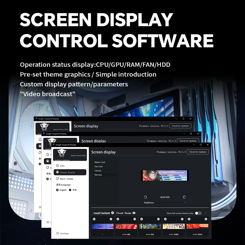 مبرد سائل للمعالج المركزي Jung - مراجعة Aio Cooler Lcd Display Screen وسعره