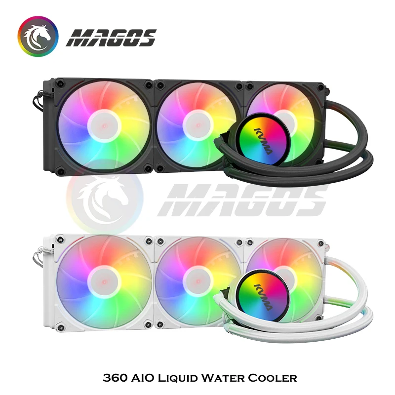 وحدة المعالجة المركزية المبرد  - مراجعة Aio Liquid Cooler 360Mm Argb وسعره