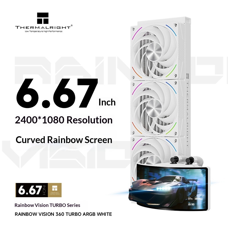 مبرد AIO منحني بشاشة OLED مقاس - مراجعة Aio Liquid Cooler 360Mm Argb وسعره
