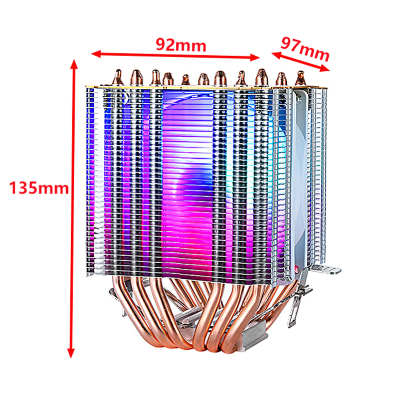 مروحة تبريد كمبيوتر XUANFENG ب - مراجعة Cpu Air Cooler Dual Tower 6 Heatpipe وسعره