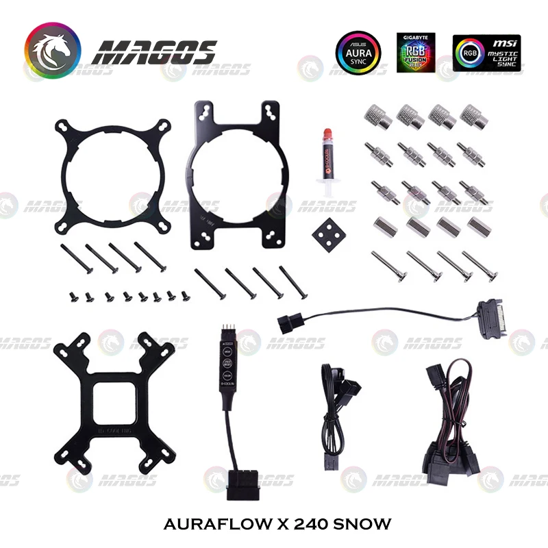 مبرد مياه وحدة المعالجة المركز - مراجعة Cpu Water Cooler 240Mm Rgb وسعره