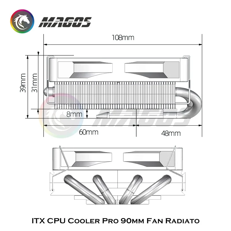 ITX وحدة المعالجة المركزية برو - مراجعة Cpu Cooler Low Profile Itx وسعره