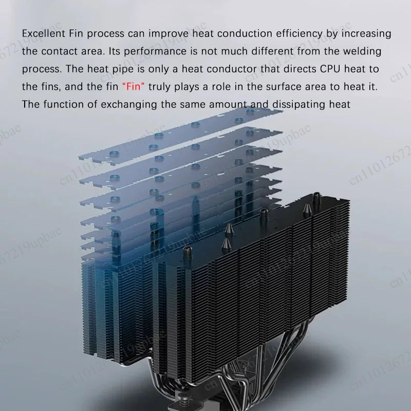 مبرد وحدة المعالجة المركزية JF - مراجعة Cpu Air Cooler Dual Tower 6 Heatpipe وسعره
