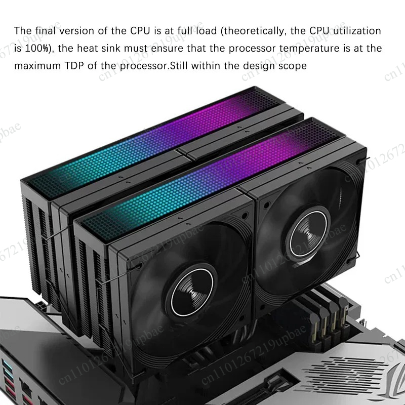 مبرد وحدة المعالجة المركزية JF - مراجعة Cpu Air Cooler Dual Tower 6 Heatpipe وسعره