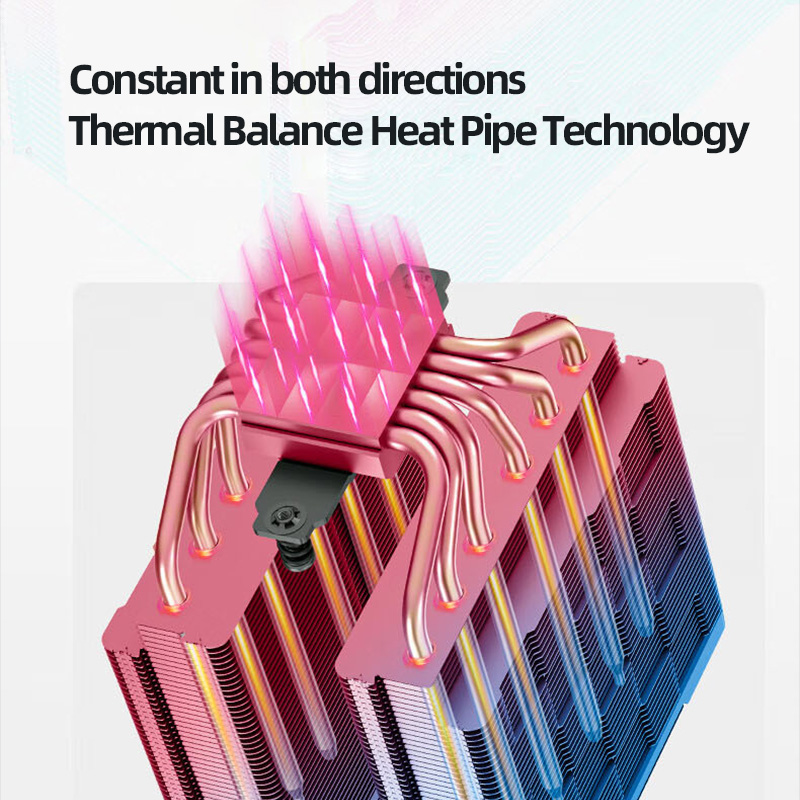 مبرد هواء Deepcool-cpu ak620 ، - مراجعة Cpu Air Cooler Dual Tower 6 Heatpipe وسعره