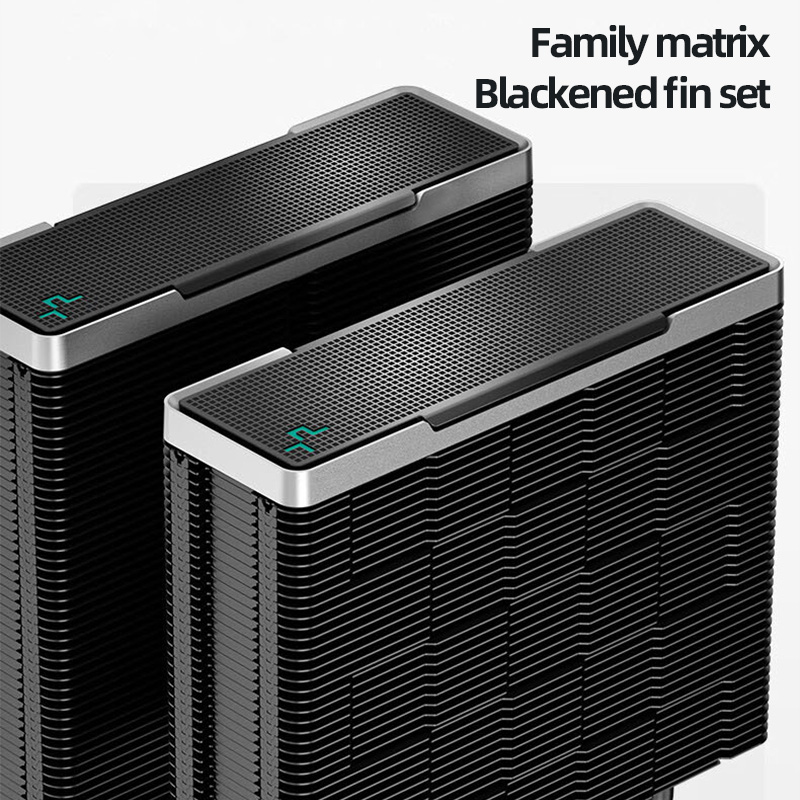 مبرد هواء Deepcool-cpu ak620 ، - مراجعة Cpu Air Cooler Dual Tower 6 Heatpipe وسعره