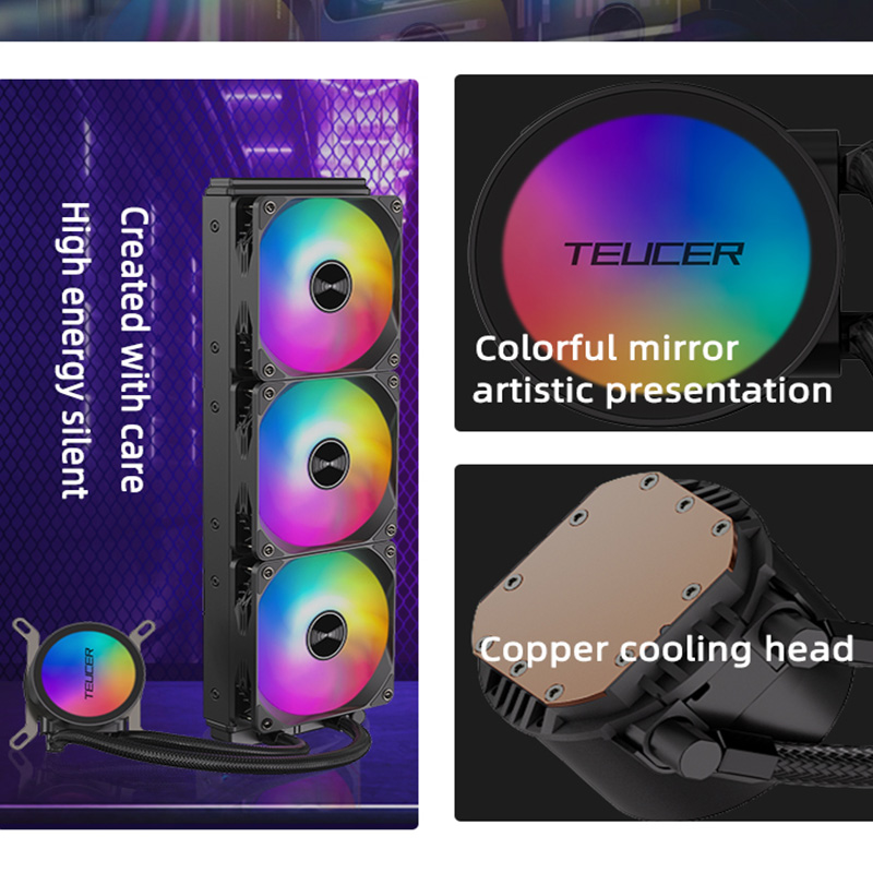 TEUCER AF-240 تبريد المياه وحد - مراجعة Cpu Water Cooler 240Mm Rgb وسعره