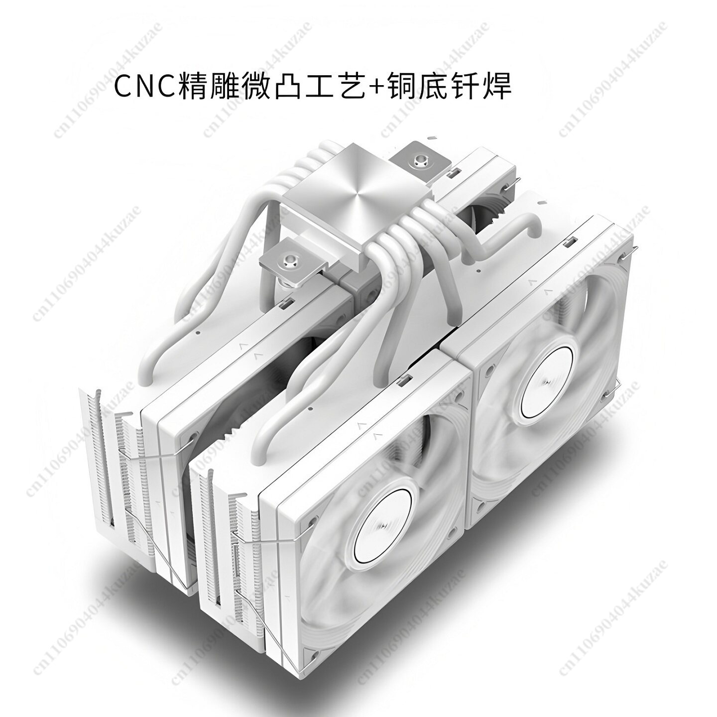 مبرد وحدة المعالجة المركزية JI - مراجعة Cpu Air Cooler Dual Tower 6 Heatpipe وسعره