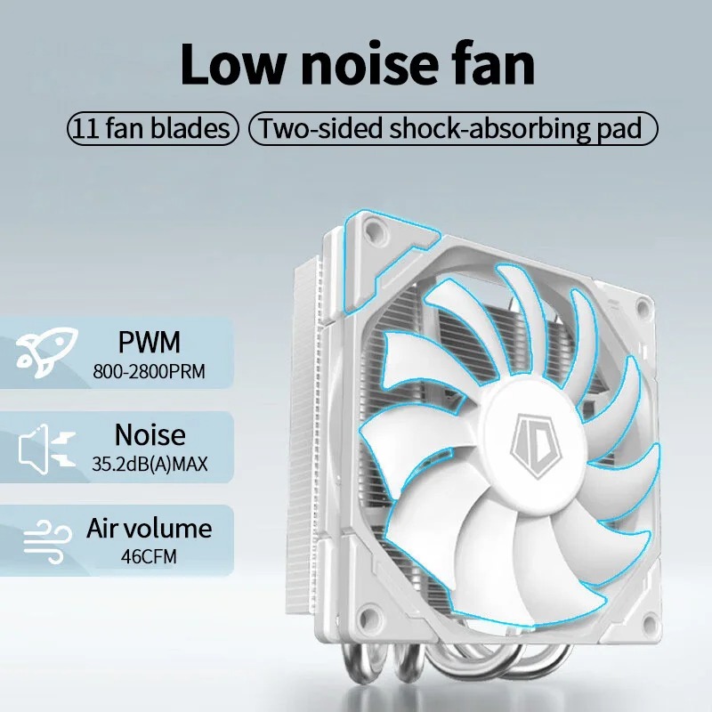 ID-COOLING ID IS-40X مبرد وحدة - مراجعة Cpu Cooler Low Profile Itx وسعره