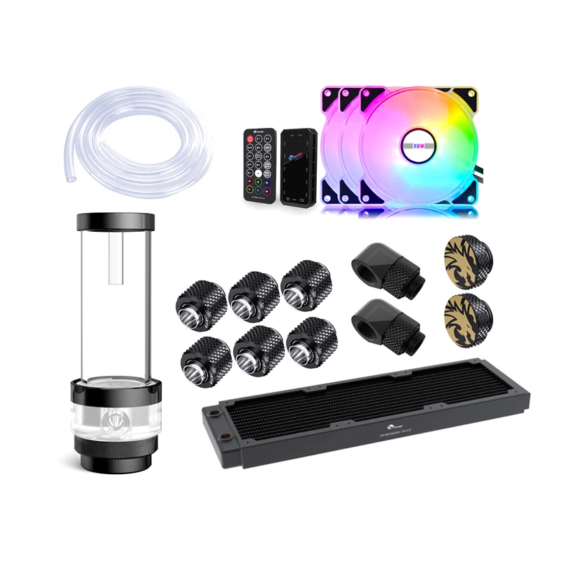 BYKSKI مجموعة تبريد المياه مضخ - مراجعة Cpu Water Cooler 240Mm Rgb وسعره