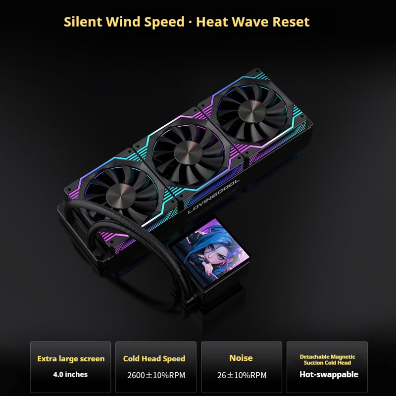 مبرد سائل للمعالج LOVINGCOOL D - مراجعة Liquid Cooling Radiator 360 وسعره