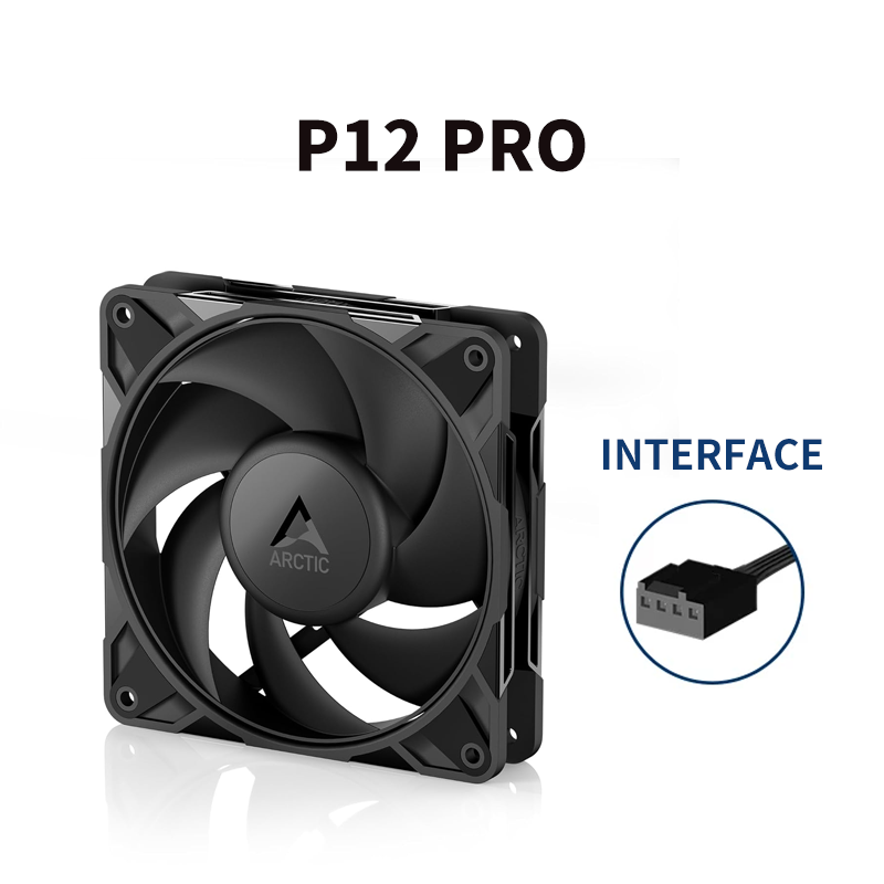 مروحة ARCTIC P12 Pro الأصلية م - مراجعة Cooler Fan 120Mm Static Pressure وسعره