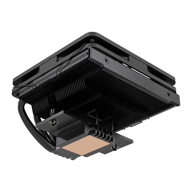 METALFISH DH670 مبرد وحدة المع - مراجعة Cpu Cooler Low Profile Itx وسعره