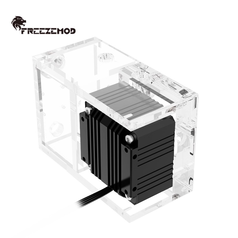 خزان مربع من FREEZEMOD + مجموع - مراجعة Aio Pump Reservoir Combo وسعره