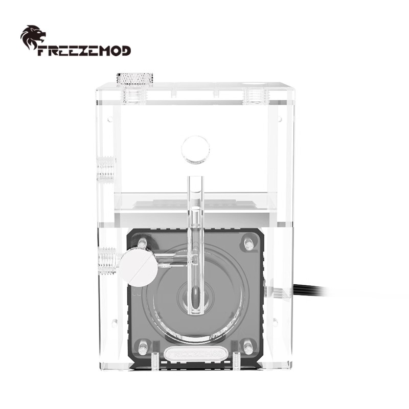 خزان مربع من FREEZEMOD + مجموع - مراجعة Aio Pump Reservoir Combo وسعره