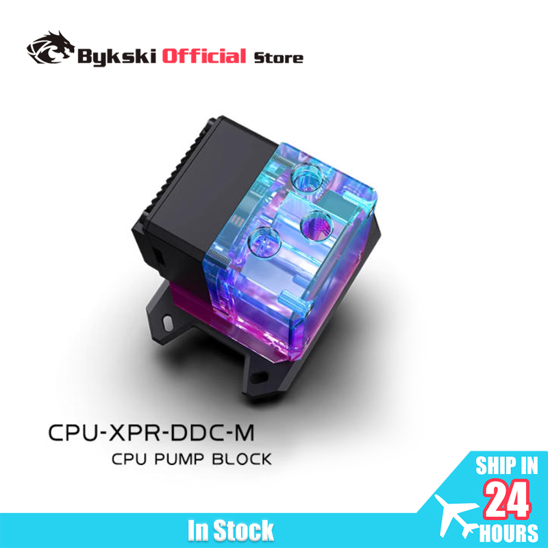 BYKSKI CPU-XPR-DDC-I وحدة المع - مراجعة Aio Pump Reservoir Combo وسعره