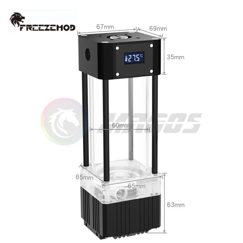 FREEZEMOD AIO مضخة + خزان عدة  - مراجعة Aio Pump Reservoir Combo وسعره