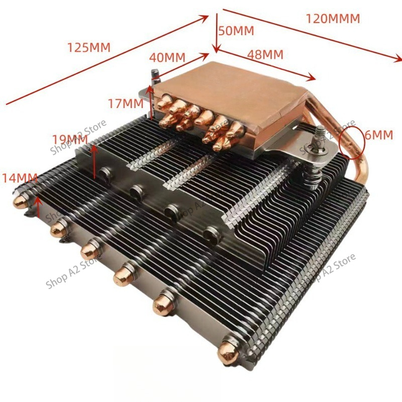 مبرد وحدة المعالجة المركزية MD - مراجعة Cpu Cooler Low Profile Itx وسعره