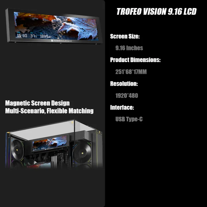 شاشة كمبيوتر شخصي Thermalright - مراجعة Aio Cooler Lcd Display Screen وسعره