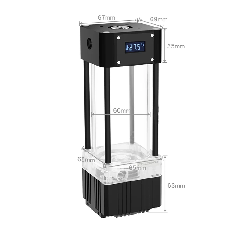 FREEZEMOD AIO خزان مضخة مع عرض - مراجعة Aio Pump Reservoir Combo وسعره