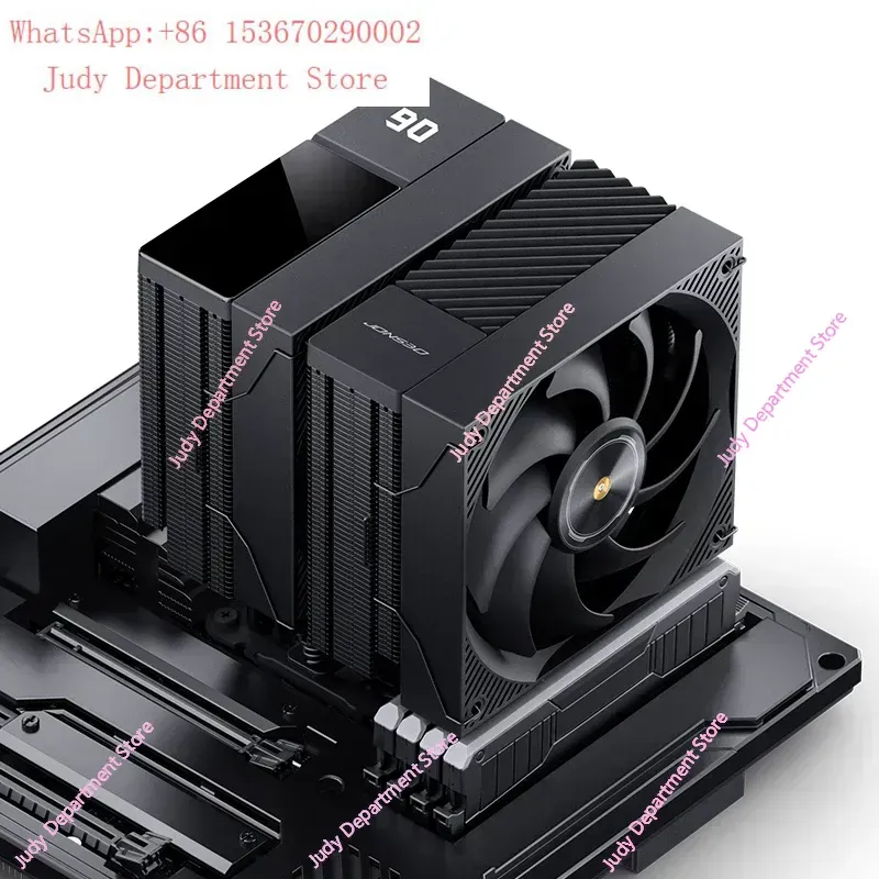 مبرد وحدة المعالجة المركزية CC - مراجعة Cpu Air Cooler Dual Tower 6 Heatpipe وسعره