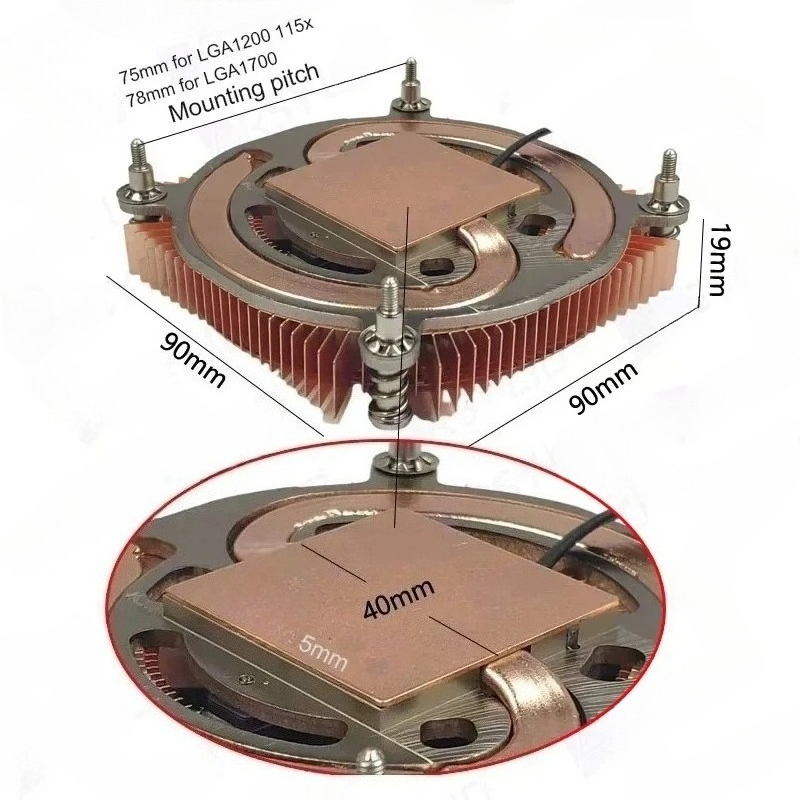 مبرد وحدة المعالجة المركزية من - مراجعة Cpu Cooler Low Profile Itx وسعره