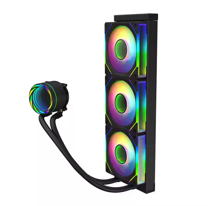 مبرد سائل للمعالج بطول 360 مم  - مراجعة Aio Liquid Cooler 360Mm Argb وسعره