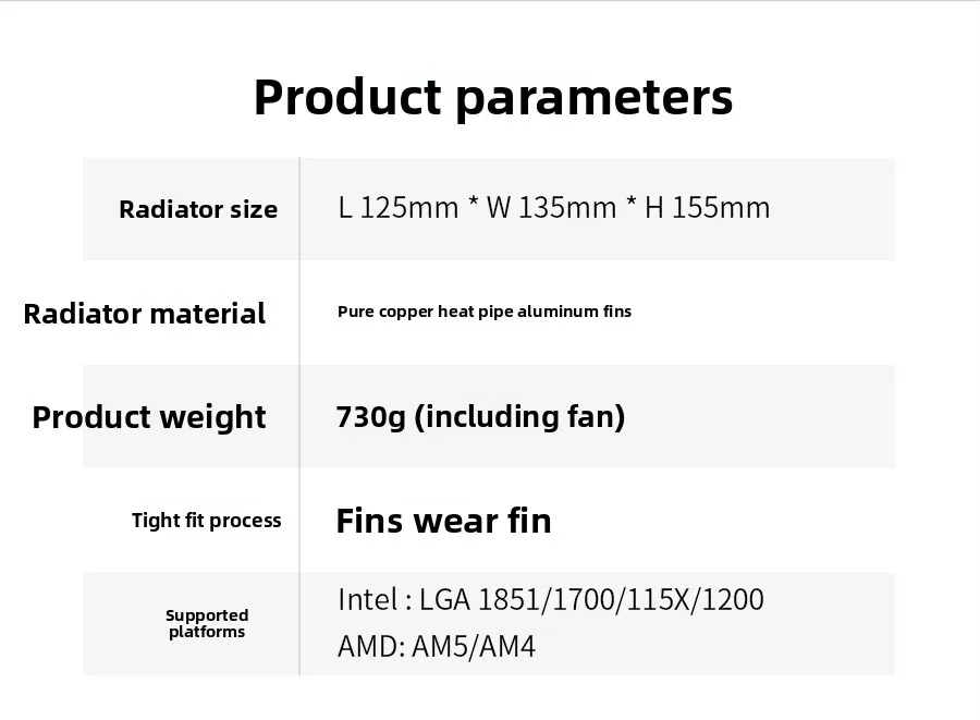 مبرد وحدة المعالجة المركزية PA - مراجعة Cpu Air Cooler Dual Tower 6 Heatpipe وسعره
