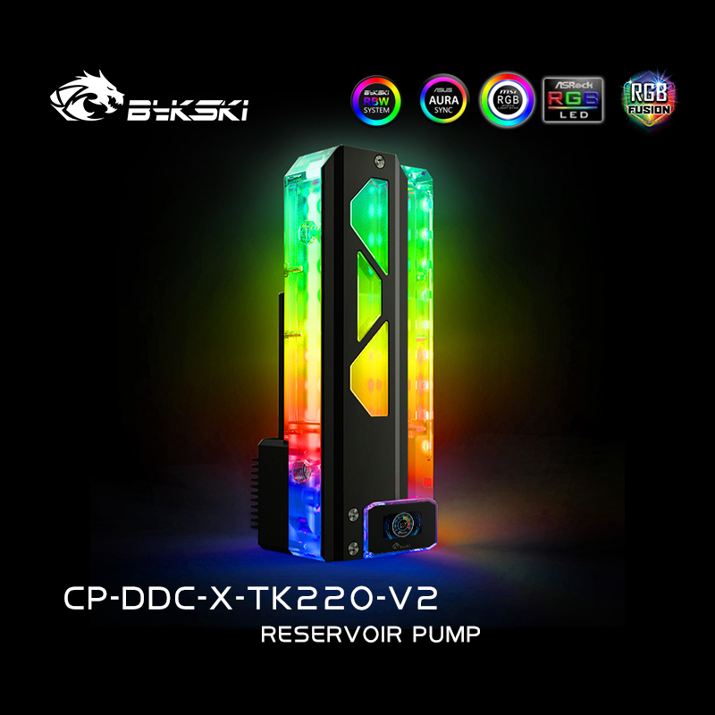 Bykski CP-DDC-X RGB Square AIO - مراجعة Aio Pump Reservoir Combo وسعره