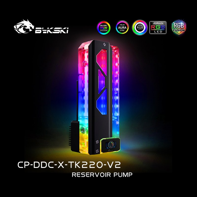 Bykski CP-DDC-X RGB Square AIO - مراجعة Aio Pump Reservoir Combo وسعره