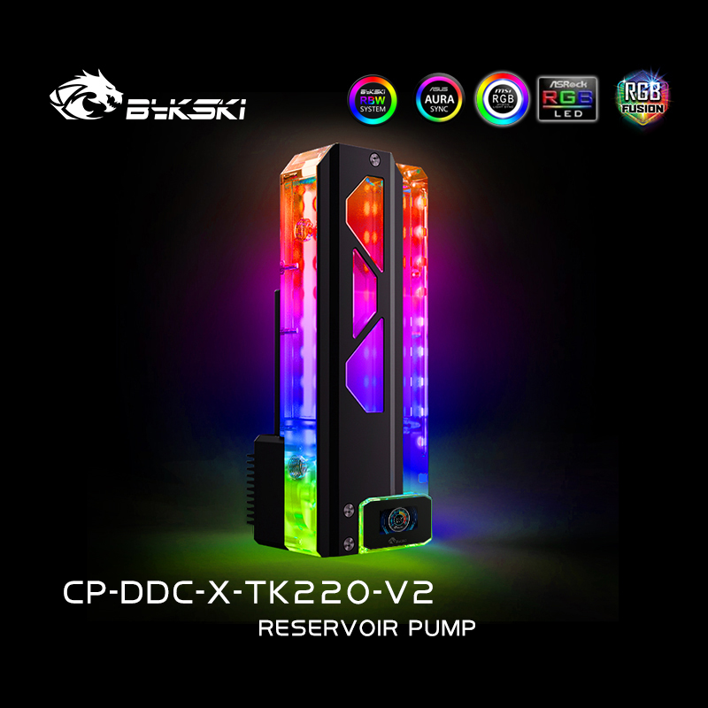Bykski CP-DDC-X RGB Square AIO - مراجعة Aio Pump Reservoir Combo وسعره