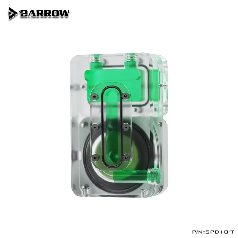 Barrow ITX Case AIO صندوق المض - مراجعة Aio Pump Reservoir Combo وسعره